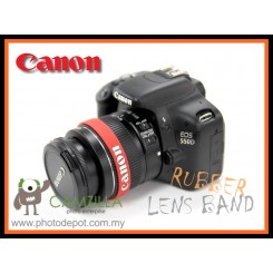 CANON Logo Silicone Rubber Lens Band , Flash Band , Wrist Band